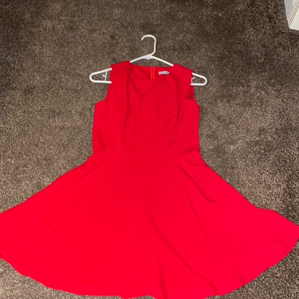 Red dress WITH POCKETS size M Medium